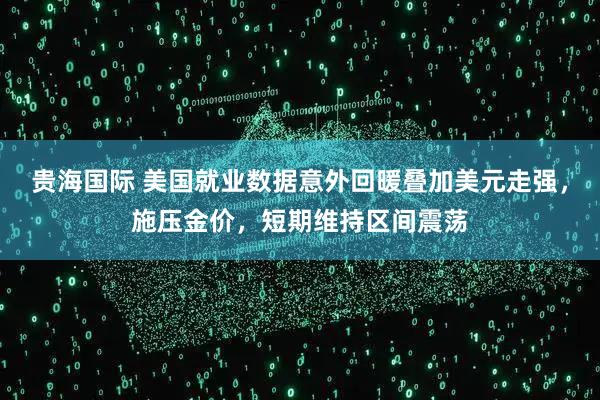 贵海国际 美国就业数据意外回暖叠加美元走强,施压金价,短期维持区间震荡
