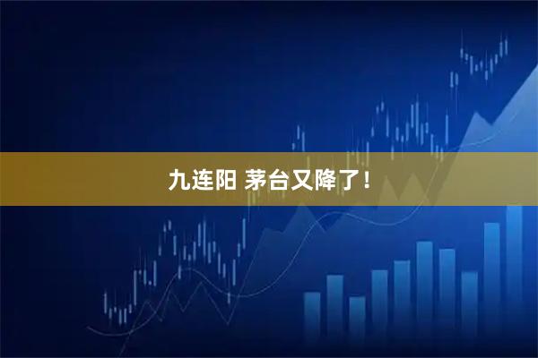 九连阳 茅台又降了！