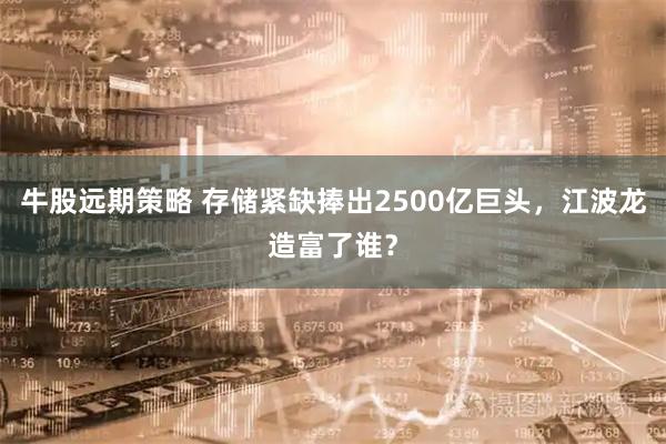 牛股远期策略 存储紧缺捧出2500亿巨头,江波龙造富了谁?